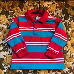 Kids Vintage Striped Long Sleeve Tee